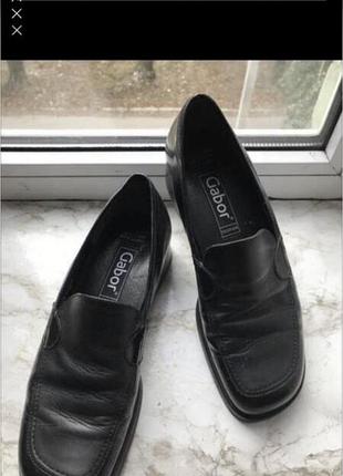 Туфли женские кожаные осенние