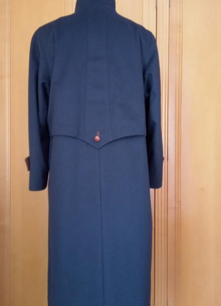 Длинное пальто из шерсти и альпаки2 фото