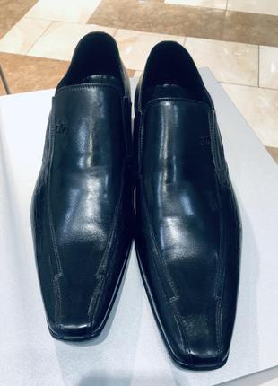 Розпродаж! оригінальні шкіряні італійські туфлі mario bruni .5 фото