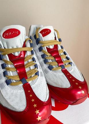 Жіночі білі з червоним кросівки nike air max 95 🆕 найк аир макс7 фото