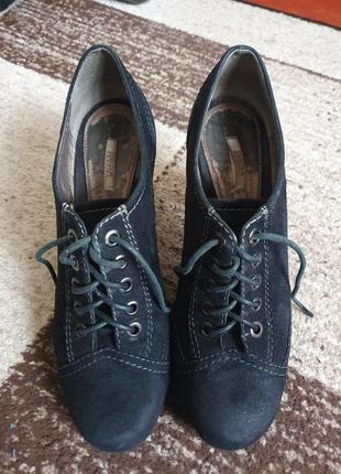 Туфли туфлі полусапожки ботинки ботильоны р.38 (26 см)1 фото