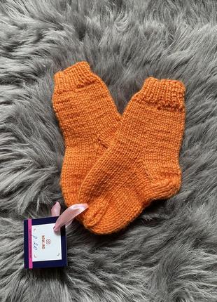Дитячі вязані шкарпетки розмір 20