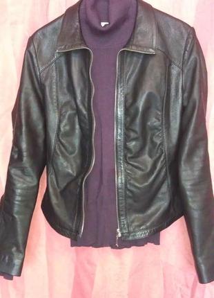 Крутая кожаная куртка