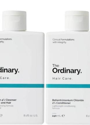 The ordinary sulphate очищающее средство для тела и волос и и кондиционер behentrimonium chloride 2%