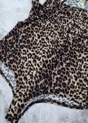 Боді леопардовий принт