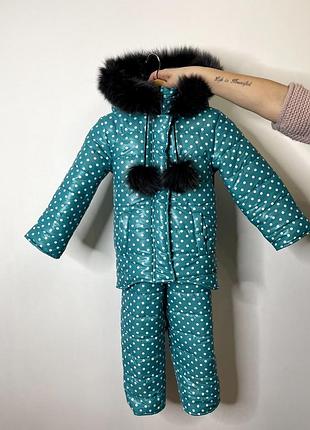 Дитячий зимовий комбінезон горіхи