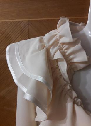 Marta vladi  стильна блуза з кружевом і рюшами в вінтажному стилі6 фото