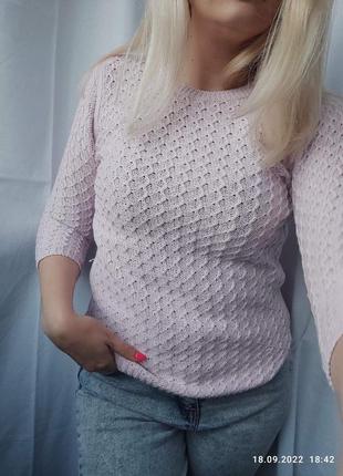 Ажурна кофтина, рукав 3/4