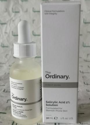 Сыворотка для лица с салициловой кислотой the ordinary salicylic acid 2% solution, 30 мл2 фото