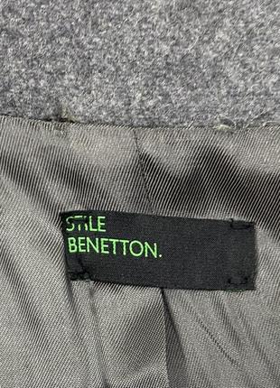 Шерстяное пальто benetton7 фото