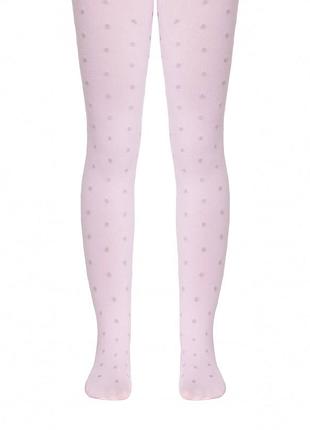 Детские колготы для девочки в горошек