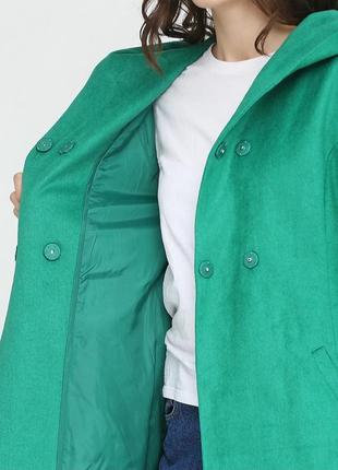 Пальто (тренч) зелёное tally weijl4 фото