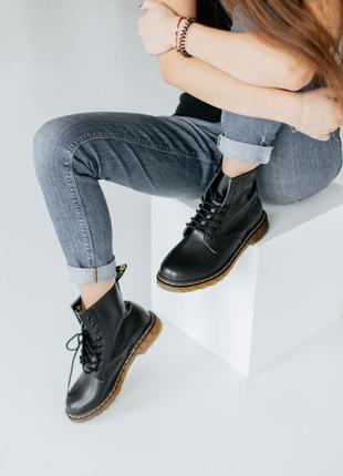 Жіночі ботінки 🔸dr.martens 1460 classic black женские ботинки мартинсы