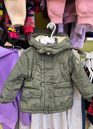 Тепла парка на хлопчика 12-18 міс нова