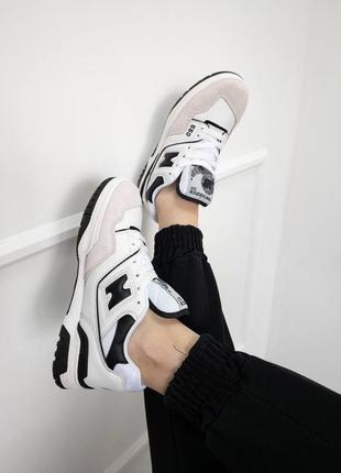 Жіночі кросівки new balance 550 black beige женские кроссовки4 фото