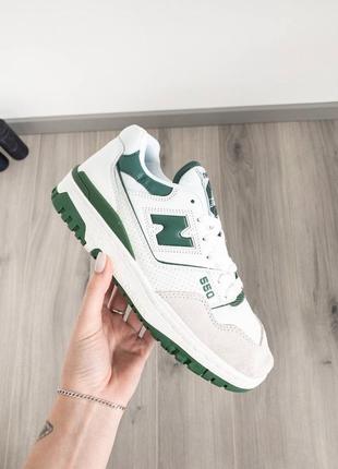 Жіночі кросівки new balance 550 green beige женские кроссовки9 фото