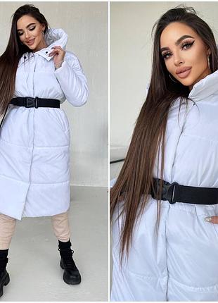 Найбільш трендовий пуховичок з капюшоном у розмірі oversize ❤️