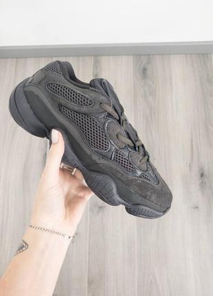 Жіночі кросівки adidas yeezy 500 black женские кроссовки адидас5 фото