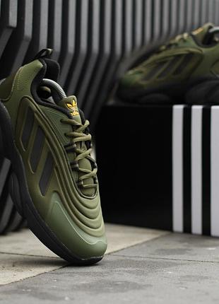 Демисезонные мужские хаки кроссовки Support adidas чоловічі хакі кросівки Support adidas6 фото