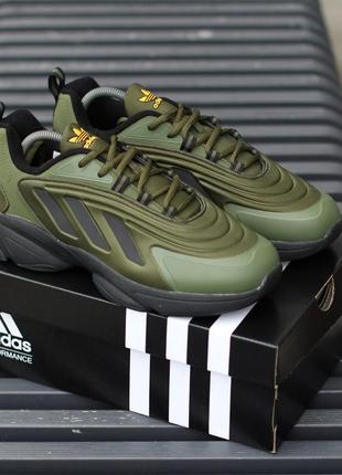 Демисезонные мужские хаки кроссовки Support adidas чоловічі хакі кросівки Support adidas4 фото