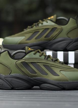 Демисезонные мужские хаки кроссовки Support adidas чоловічі хакі кросівки Support adidas2 фото