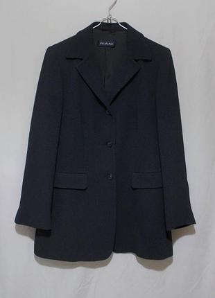 Новый длинный пиджак черный 'riani' 46р