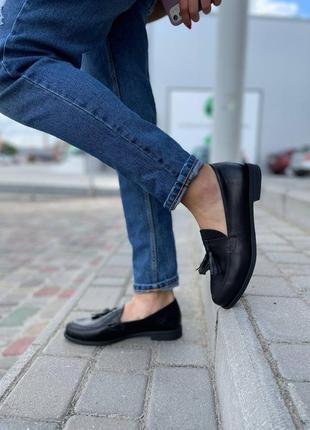 Кожаные туфли, лоферы 38, 40 размера на низком ходу2 фото