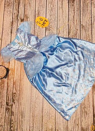 Новогоднее платье disney для девочки 7-8 лет. 122-128 см