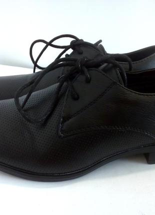 Стильні шкільні туфлі для хлопчика для школи від бренду beckett, р.34 код w34154 фото