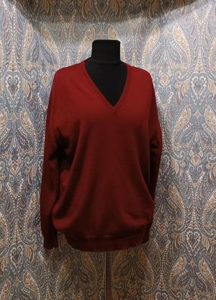 Шикарный свитер / джемпер / полувер / кофта из 100% шерсти2 фото