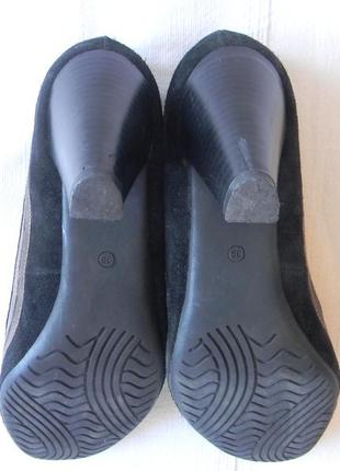 Замшевые туфли от biana shoes р.39 ст.25,3см4 фото