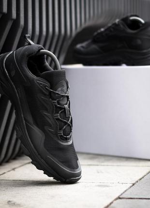 Демисезонные мужские черные кроссовки tnf чоловічі чорні кросівки tnf6 фото