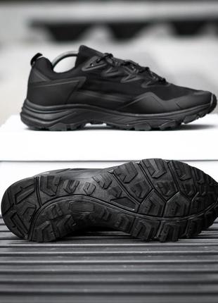 Демисезонные мужские черные кроссовки tnf чоловічі чорні кросівки tnf3 фото
