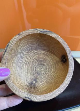 Тарілка дерев'яна дерево для горішків2 фото