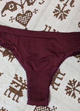 Secret possession р. l - xl, 48-50 трусики безшовні бордо