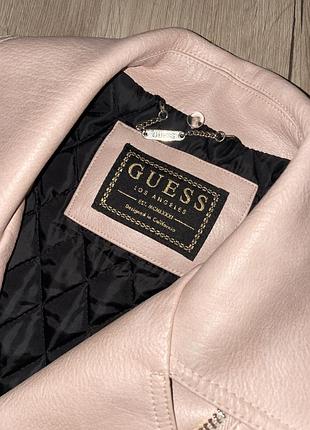 Кожаная куртка guess