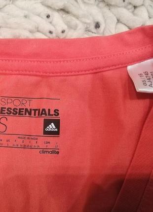 Женская футболка adidas sport essentials climalite оригинал4 фото