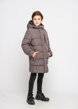 Зимова подовжена куртка/зимове пальто