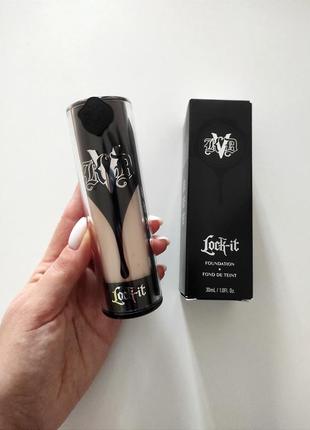 Тональна основа kat von d lock-it foundation3 фото