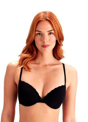 Комплект бюстгальтерів pretty polly ella es001m 2pp чорний бежевий 22 фото