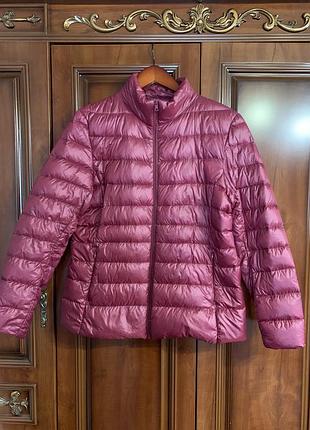 Ультралегка пухова стьобана куртка