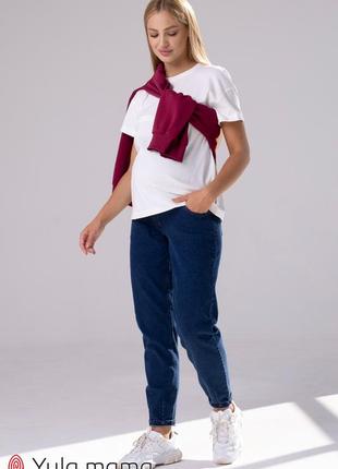 Комфортные джинсы для беременных с высокой спинкой3 фото