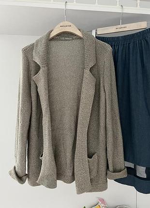Свитер кардиган с напылением marks & spenser