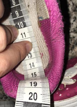 Кожаные кроссовки clark’s с мигалками, 14,5 см стелька6 фото