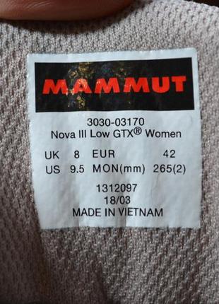 Mammut nowa 3 low gtx 42р ботинки трекинговые кожаные тактические6 фото