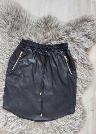 Юбка из экозамши