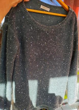 Светер мохеровий з пайетками італия