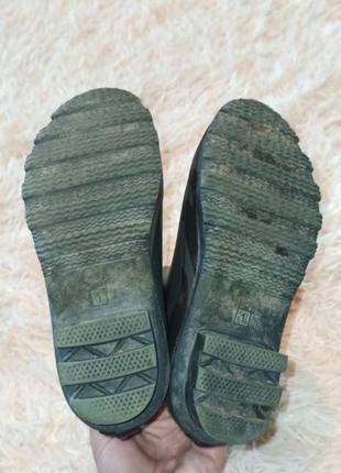 Гумові чоботи чобітки гумаки  резиновые сапоги сапожки8 фото