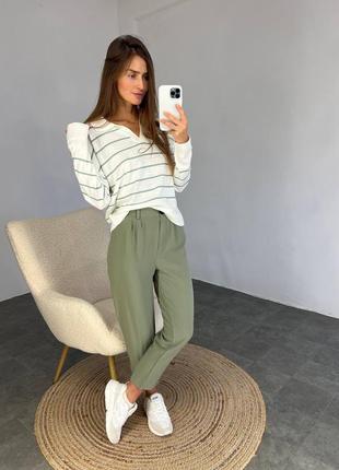 Кофта поло арт. 4056, олива 3