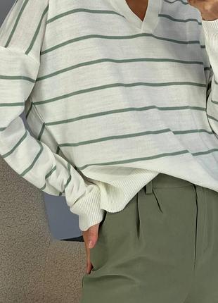 Кофта поло арт. 4056, олива 2